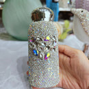 Group of six tumblers in different colors arranged in gradient order