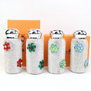 Lid detail of tumbler showing silicone seal and smooth push-button closure