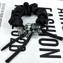 Side angle showing high-elasticity band and smooth satin finish