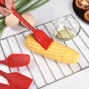 Silicone kitchenware 6-piece cream spatula set