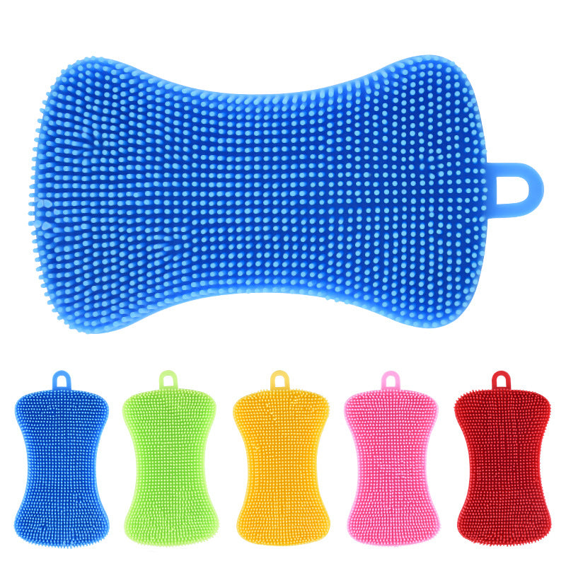 Soap-type heat insulation and decontamination pots and dishes bowl brush Multifunctional plastic scouring pad