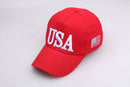 Trump 2024 Keep America Great Cap Adjustable Baseball Hat with USA Flag