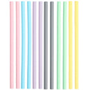 Reusable Silicone Straw Set of 6 Pieces