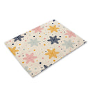 Christmas theme western placemat