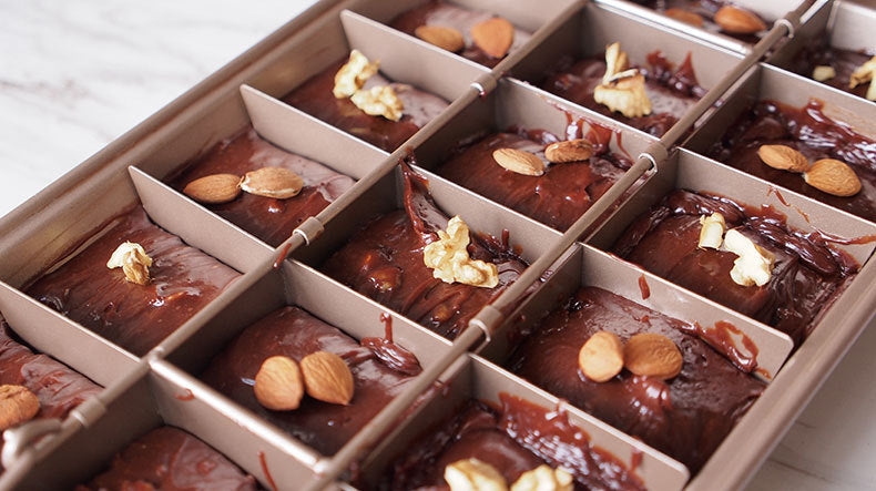 Brownie Pan Non Stick Brownie Pans With Dividers 18 Pre-slice Brownie Baking Tray