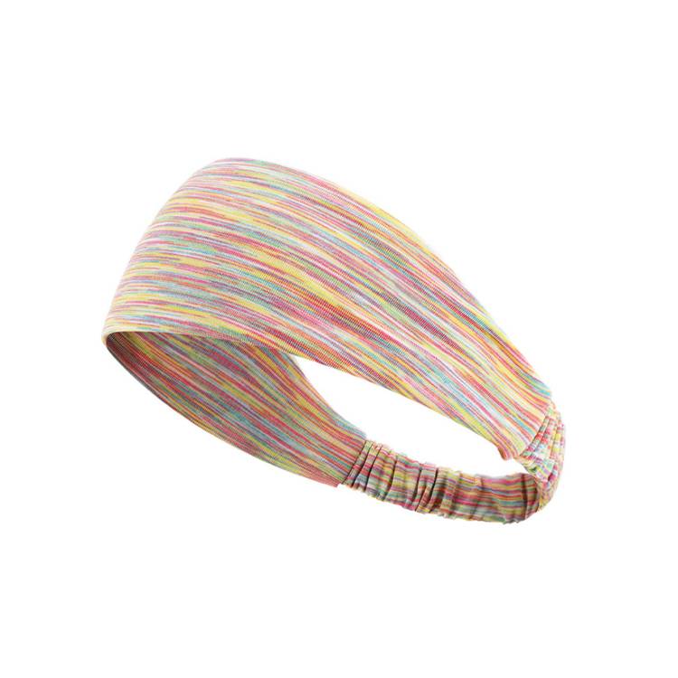 Sweat-absorbent headband color high-elastic men's and women's headscarf