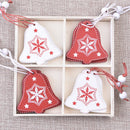 Christmas Decorations Creative Wooden Pendants DIY Mini Christmas Tree Boxed Elk Ornaments
