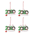 Christmas Tree Pendant 4 Pieces