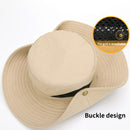 Summer outdoor men's hat sunscreen UV breathable fisherman hat fishing shade hiking cap