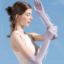 2 Pairs Women UV Sun Protection Driving Gloves Touchscreen Arm Sun Block Gloves for Outdoor Sports Summer Supplies