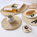 Handmade Straw Insulation Tea Mat Table Mat Heat-resistant Casserole Mat Plate Cup Placemat