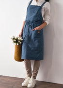 Denim Korean Style Halter Apron Sleeveless