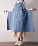Denim Korean Style Halter Apron Sleeveless
