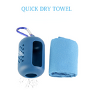 Portable Sports Towel Camping Towels Super Absorbent, Fast Drying Microfiber Travel Towel, Ultra Soft Compact Gym Towel for Beach Hiking Yoga Travel Sports Backpack