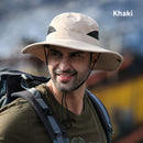 Summer outdoor men's hat sunscreen UV breathable fisherman hat fishing shade hiking cap