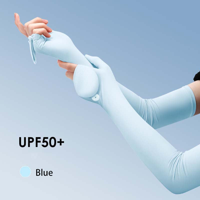 UV Protection Cooling Arm Sleeves Cover for Women and Men, Sun Sleeves Cover with Thumb Hole for Biking, Gardening, Driving, Fishing, Golf, Hiking