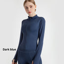 Women's Zip Up Lightweight Workout Athletic Crop Jacket Running Sports Yoga Cropped Top Seamless Fitted