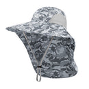 Summer sunshade fisherman hat outdoor mountaineering fishing sunscreen hat neck guard big brim men's hat